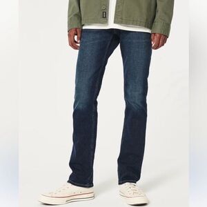 Holister slim straight Men's Blue Jeans stretch distressed 36x32